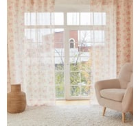 Тюлевая штора Этель Нежные цветы 260x250 см, без утяжелителя, 100% полиэстер 7108484