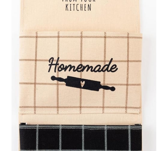 Текстильный кармашек Этель Homemade 2 отделения, 41x20 см 5383562