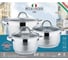 Набор посуды Bella Cucina 6 предметов, 3,9 л, 5,1 л, 6,6 л, нержавеющая сталь BC-2030 2030-BC 2