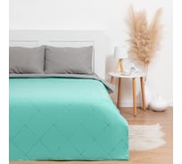 Покрывало LoveLife 1.5 спальное 150x210±5 см, цвет мятный, микрофайбер, 100% полиэстер 7581243