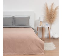 Покрывало LoveLife евро макси 240x210±5 см, цвет коричневый, микрофайбер, 100% полиэстер 7581238