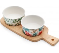 Менажницы 2 шт c подставкой APOLLO "Flake" FLA-03