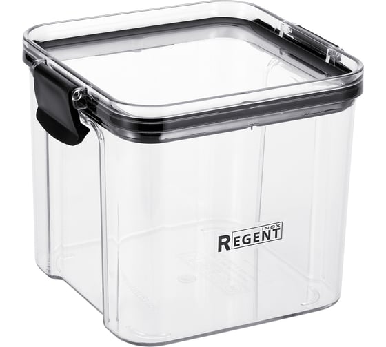 Контейнер для сыпучих продуктов пластик 0,7л. Linea Desco Regent inox 93-DE-CA-30-700