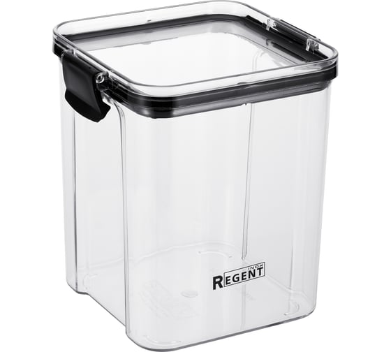 Контейнер для сыпучих продуктов пластик 0,95л. Linea Desco Regent inox 93-DE-CA-30-950