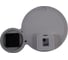 Зеркальная фоторамка APEYRON встроенные часы 20.5x6.1x29 см белая 12-72 2