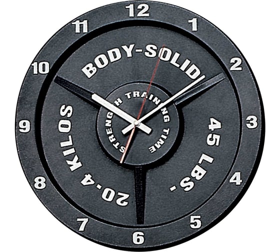 Часы настенные в виде олимпийского диска Body-Solid STT45 1