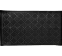 Придверный коврик FORA черный Ромбы 40x60 см FOR-DOOR03