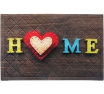Придверный коврик FORA грязезащитный Фотопринт HOME 40x60 см FOR-DOOR18