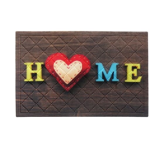 Придверный коврик FORA грязезащитный Фотопринт HOME 40x60 см FOR-DOOR18 1