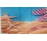 Придверный коврик FORA грязезащитный, фотопринт цветной пляж, 40x60 cм FOR-DOOR23 1