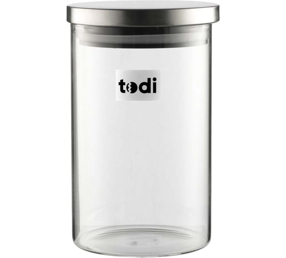 Банка для сыпучих продуктов TODI модель LCSC116 9.5х15 см 806918527365