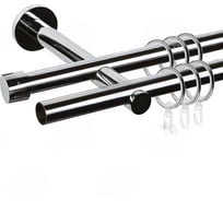 Карниз металлический ООО АС Март Dance D19Г/19Г Хром 1,6 м 4812634008965