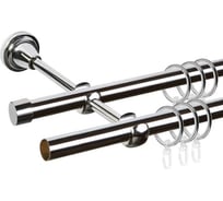 Карниз металлический ООО АС Март Grace D16Г/16Г Хром 3,0 м 4812634015888 33842401