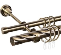 Карниз металлический ООО АС Март Grace D25К/16Г Антик 2,4 м 4812634009801 33842413