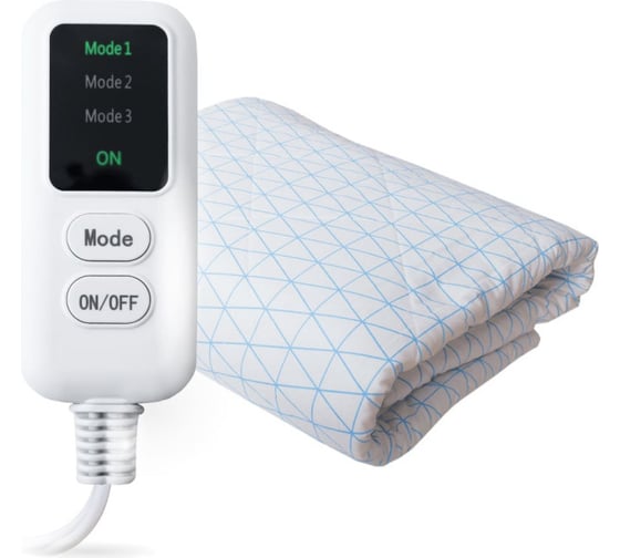 Электропростынь EcoSapiens Linen зигзаг, 150х90 см S278