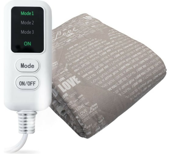 Электропростынь EcoSapiens Sofy квадраты, 150х120 см S276 1