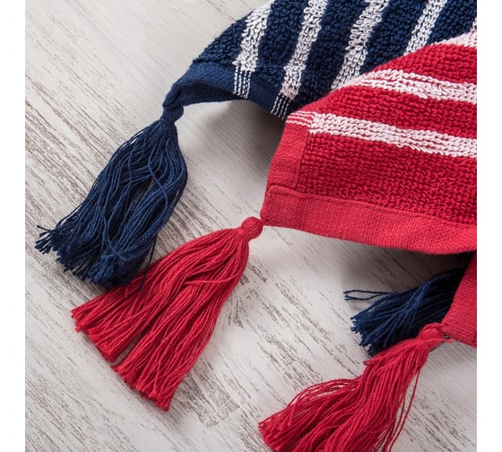 Полотенце для ванной Moroshka Maritime red 30х50 см xx006-56