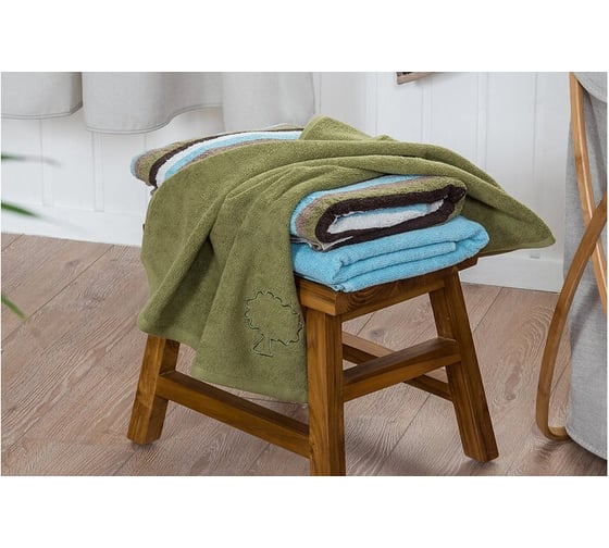 Полотенце для ванной Moroshka Naturel green 50х70 см xx004-78