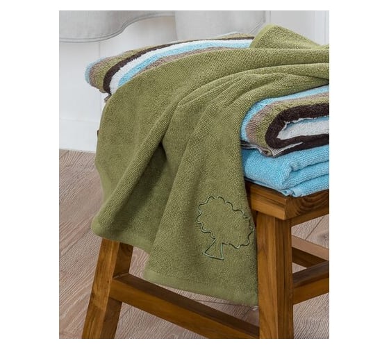Полотенце для ванной Moroshka Naturel green 50х70 см xx004-78