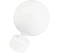 Наконечник ООО АС Март диаметр 19 мм, Шар Модерн, белый 4812634085119