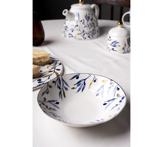 Тарелка суповая BILLIBARRI Premium Collection, фарфор, 18 см 806983881509