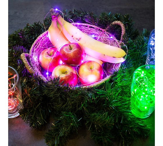 Еловый венок NEON-NIGHT диам. 90 см ПВХ 307-145