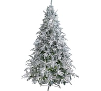 Ель CRYSTAL TREES Маттерхорн заснеженная с вплетенной гирляндой, 150м KP3515SL