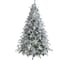Ель CRYSTAL TREES Маттерхорн заснеженная с вплетенной гирляндой, 180см. KP3518SL 1