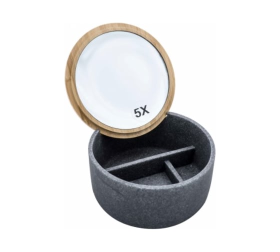 Шкатулка с зеркалом RIDDER Superior серый 2232707