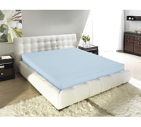 Простыня Guten Morgen ткань трикотажная, гладкокрашеная, голубой, 140x200x20 см, на резинке ПТг-140-200/125, 014696