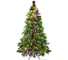Ель CRYSTAL TREES Власта зеленая с вплетенной гирляндой, 210 см KP6021 2