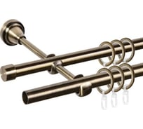 Карниз металлический ООО АС Март Грейс DD16Г/16Г, антик, 2,4 м, в упаковке 4812634009207