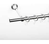 Карниз металлический ООО АС Март Грейс D16Г, хром, 2,4 м, в упаковке 4812634118602