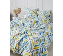 Комплект постельного белья Guten Morgen поплин, "Виридиан" рис. 1148, дуэт, с наволочками 70x70 см ПБ-1148-143-240-70