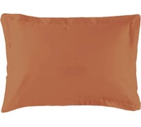 Наволочка Primavelle 70x70 см сатин с ушками с клапаном терракот 113911102-сг44