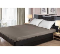 Простыня Primavelle 150x260, сатин, тауп 114911504-сг79