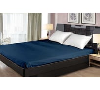 Простыня Primavelle 220x240, сатин, синий 114911503-сг16