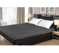 Простыня на резинке Primavelle 90x200, сатин, графит 114311429-cr02