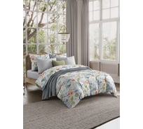 Комплект постельного белья Guten Morgen поплин, рис.1051, Compliment 2 спальный макси, с наволочками 70x70 см GMП-1051-175-220-70