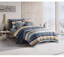 Комплект постельного белья Guten Morgen поплин, рис.1126, Leicester дуэт, с наволочками 70x70 см БП-1126-143-240-70