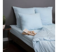 Набор из 2-х наволочек KUPU-KUPU VIOLETT 50x70 см, трикотаж, голубой KНV-57/голубой