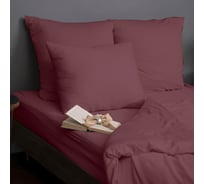 Набор из 2-х наволочек KUPU-KUPU VIOLETT 70x70 см, трикотаж, марсала KNM-77/марсала