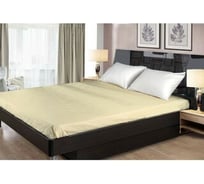 Простыня на резинке Primavelle 180x200 см, сатин, светло-бежевый 114311407-cr12