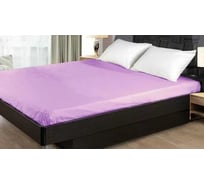 Простыня на резинке Primavelle 160x200 см, сатин, св.лиловый 114911406-сг54