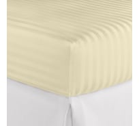 Простыня на резинке Primavelle 90x200 см, дамаст-сатин, шампань 114311429-crD30