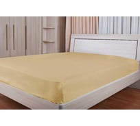 Простыня на резинке Primavelle 140x200 см, сатин, бежевый 114311405-cr10