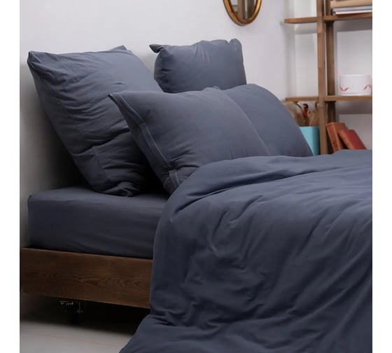 Пододеяльник KUPU-KUPU VIOLETT 172x205, трикотаж, графит KPМ-18графит
