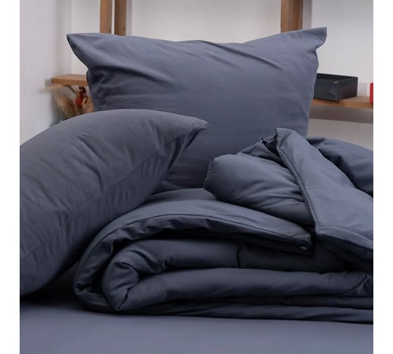 Пододеяльник KUPU-KUPU VIOLETT 172x205, трикотаж, графит KPМ-18графит