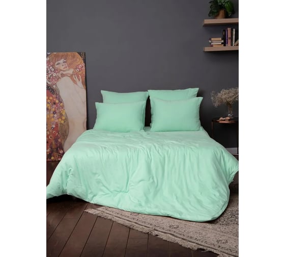 Пододеяльник KUPU-KUPU VIOLETT 172x205, трикотаж, ментол KPV-18/ментол