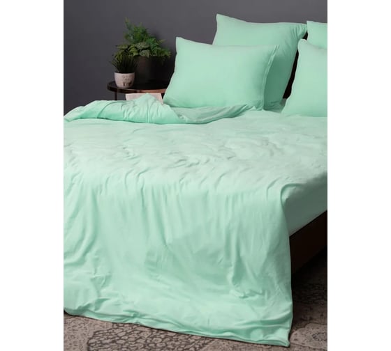 Пододеяльник KUPU-KUPU VIOLETT 172x205, трикотаж, ментол KPV-18/ментол